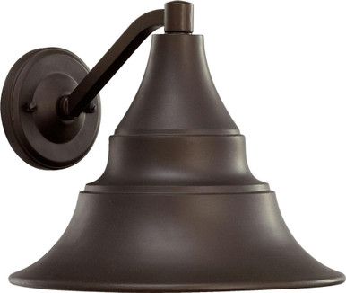 Sombra Outdoor Wall Light, 1-Light, Oiled Bronze, 9.25"H (767-11-86 K560) | Lighting Reimagined