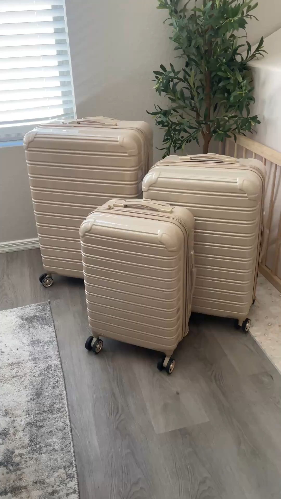 neutral travel luggage, affordable travel gear, Walmart luggage finds, chic carry on suitcase, stylish travel essentials, neutral aesthetic suitcase, budget friendly luggage, matching suitcase set, Walmart travel must haves, cute travel accessories, spinner luggage set, aesthetic travel bags, beige suitcase set, travel style on a budget, lightweight luggage set, modern rolling suitcase, neutral travel style, Walmart packing essentials, minimalist travel gear, affordable neutral suitcases

#LTKSummerEdit #LTKTravel #LTKSaleAlert