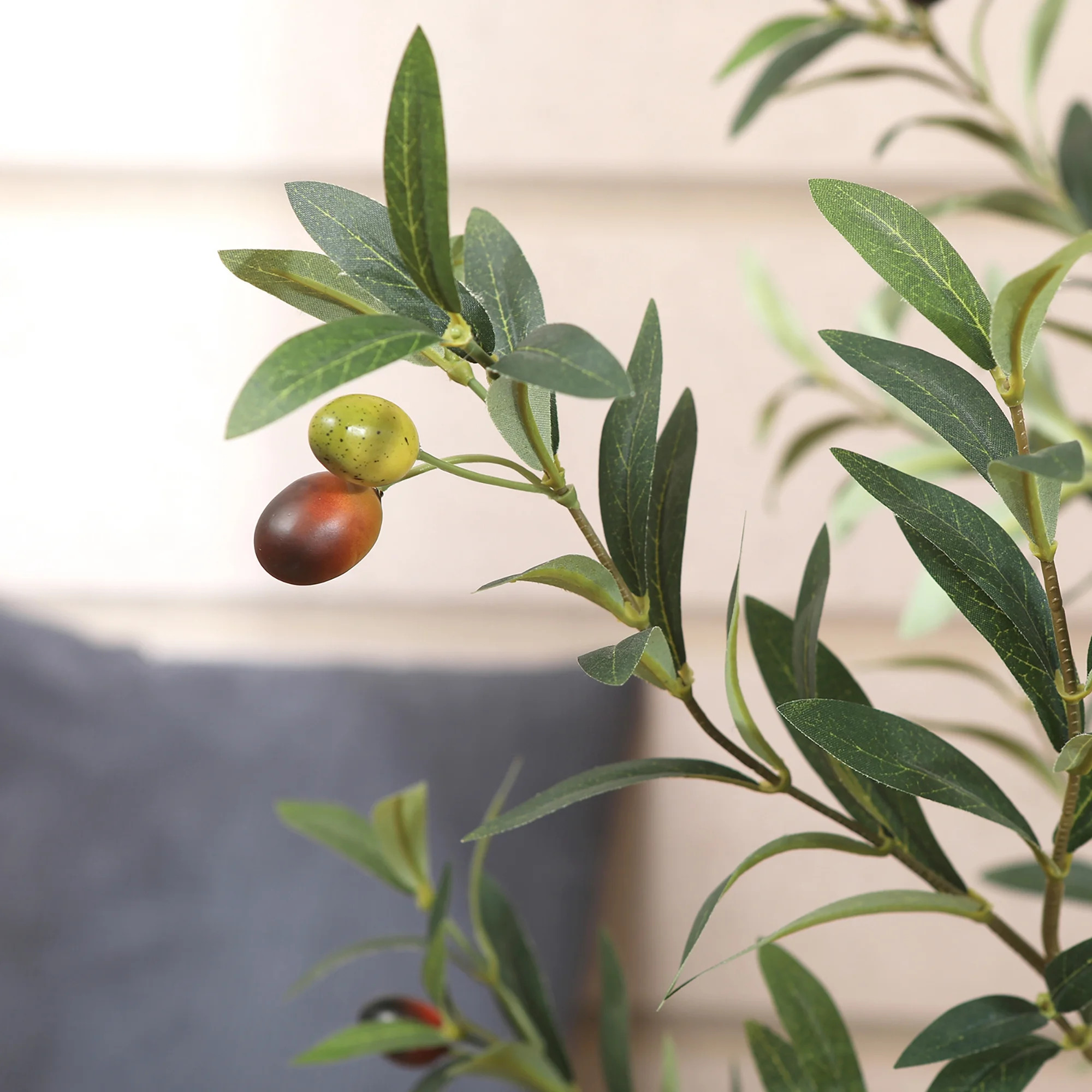 DR.Planzen 6ft Artificial Olive Tree Indoor, Tall Faux Olive Tree, Artificial Plants with Natural... | Walmart (US)
