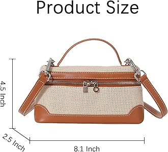 Women Top Handle Handbag Medium Leather Dumpling Bag Designer Crossbody Purse with Detachable Str... | Amazon (US)