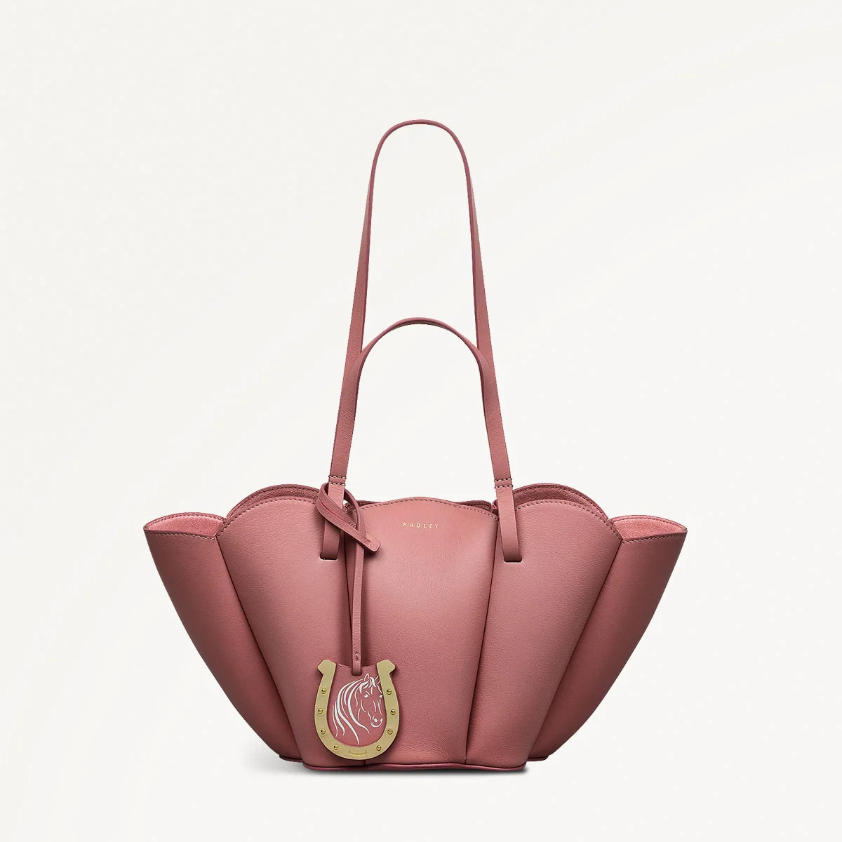 Leather Grab Bag Sienna Pink | Kentucky Derby Collection X Radley SS25 | Radley London US