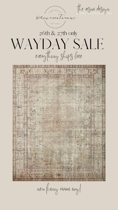 🚨WayDay SALE🚨 our new living room rug is on MAJOR sale two days only — 26th and 27th!

WayDay. WayDay Sale. Sale alert. Rug. Bedroom. Living Room. Loloi rug. Wayfair. Wayfair sale. Home decor. Home. Decor. Rugs. Area rug. Dining room. Basement. Playroom. Bonus Room. Entryway. Laundry room. Amber Lewis x Loloi. Modern home. Holiday. LTK home. LTK sale. Georgie. Margot. Billie. Floor. Style. LTK Seasonal. Styling. Daily Home Decor. Pillows. Console Table. Entryway. Foyer. Bench. Bed. Upholstered bed. Sofa. Display cabinet. Cabinets. Master Bedroom. Primary Bedroom. Bedroom. Guest Bedroom. Loft. Chair. Couch. Sectional. Lamp. Floor lamp. Christmas. Christmas tree. Garland. Wreath. Mirror. Vintage. Antique. New Collection. New Arrivals. Winter Style. Fall Style. Follow me @mrs.vesnatanasic on Instagram!

#LTKstyletip #LTKhome #LTKsalealert