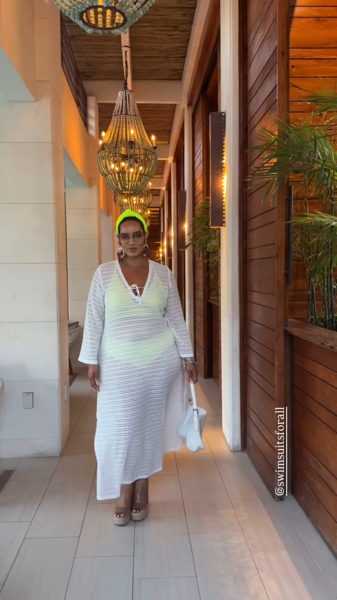 @swimsuitsforall this neon sparkle suit is top tierr