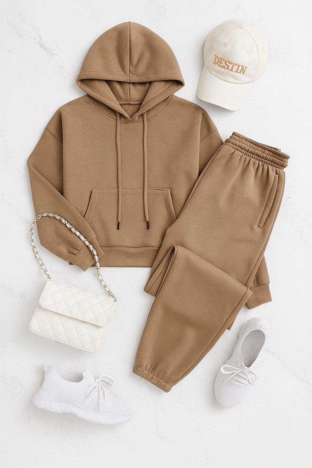 Weekend comfort just got an upgrade — this camel-toned lounge set brings the perfect mix of cozy and chic.

#AestheticOutfit #LoungewearSet #TravelOutfit #OOTD #MinimalFashion #ElevatedBasics #MatchingSet #CapsuleWardrobe #Athleisure

#LTKSeasonal #LTKActive #LTKFindsUnder50