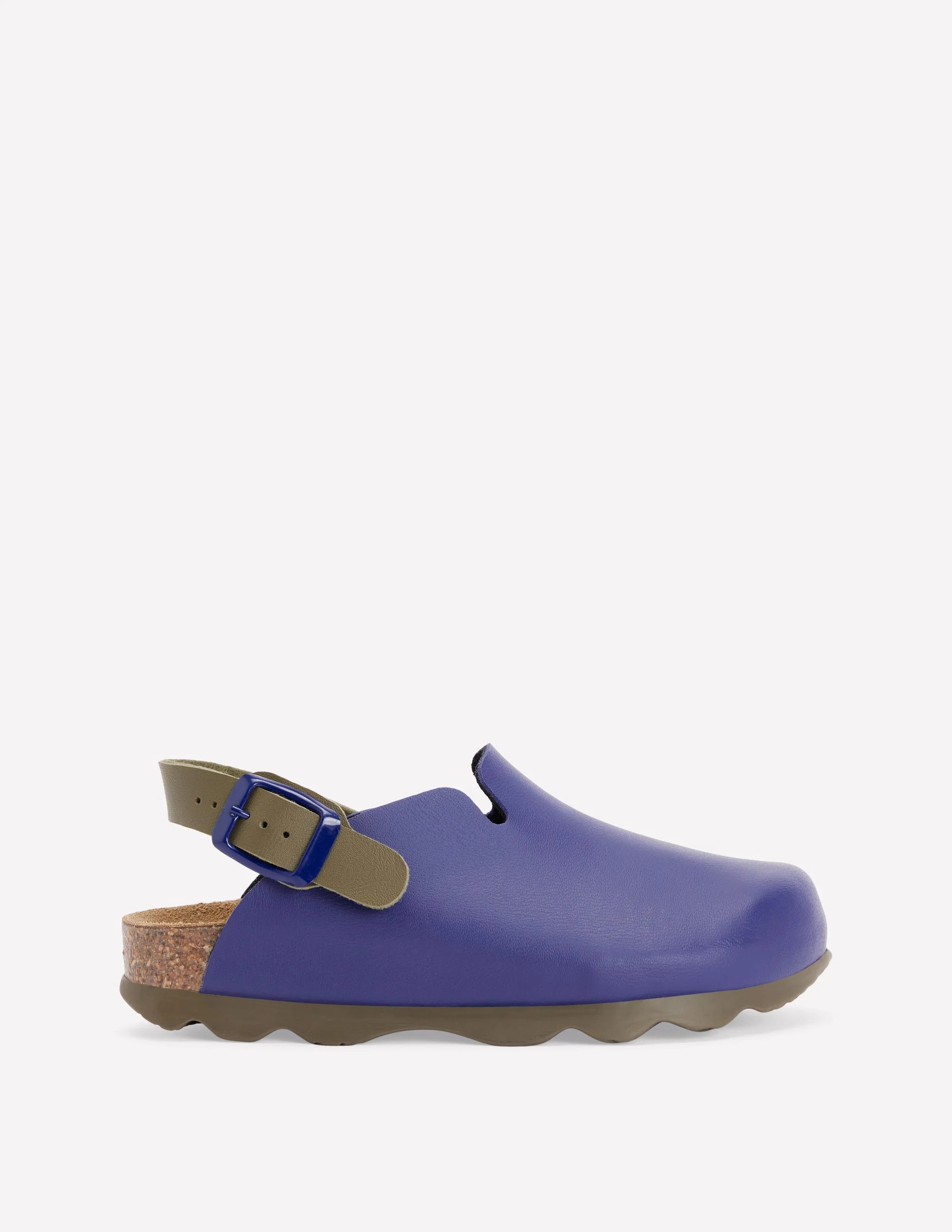 Colourblock Clogs-Navy | Boden (US)