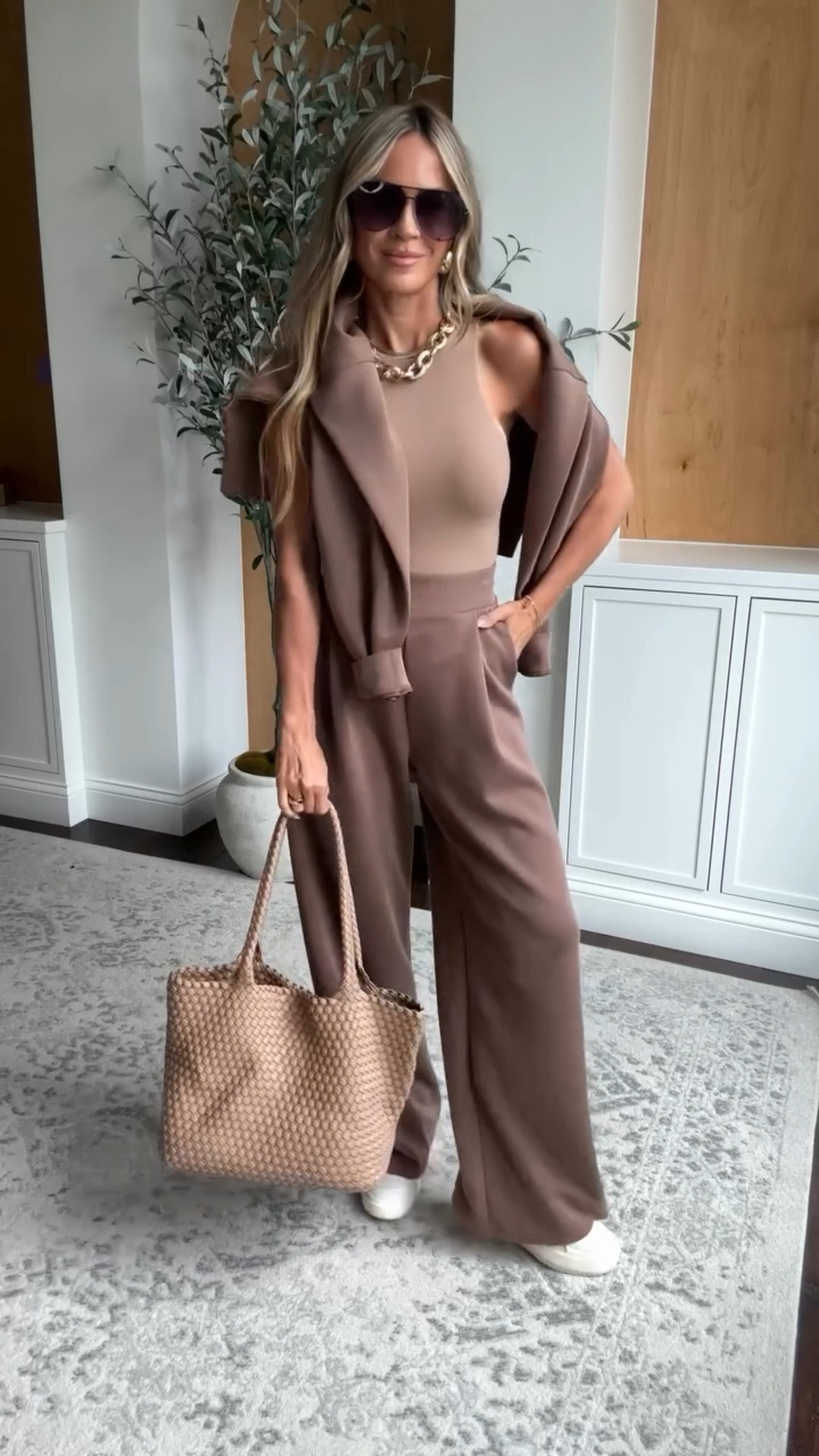 

Amazon elevated travel outfit - modal wide leg sweatpants that come in length options and a coordinating sweatshirt for an elevated travel outfit idea 

My favorite travel outfit - I own this in multiple colors bc it’s an easy and elevated combination - and seriously comfortable!!!

#traveloutfit #airportoutfit #casualoutfitinspo

#LTKPetite #LTKTravel #LTKFindsUnder50