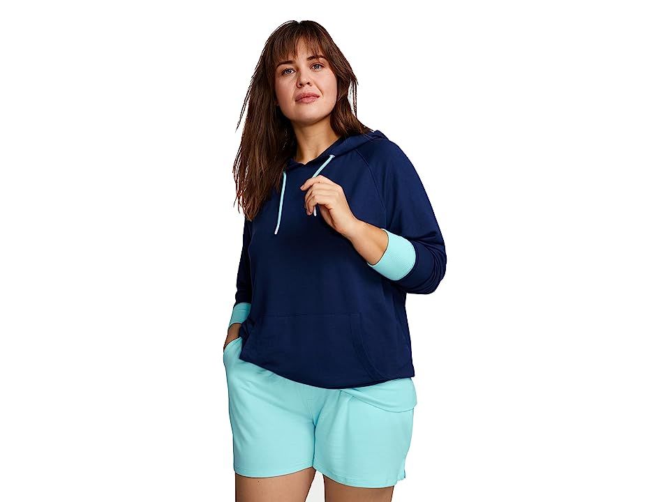 Jambys House Hoodie (Mint/Navy) Clothing | Zappos