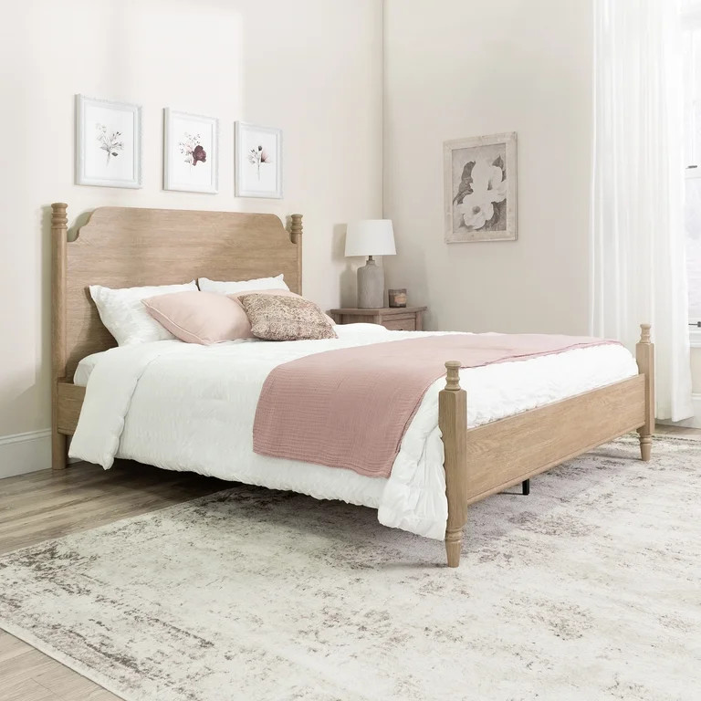 My Texas House Monroe Queen Bed, Brushed Oak Finish | Walmart (US)