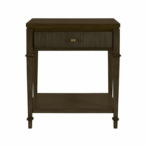 Martha Stewart Kenna Drawer Nightstand for Bedroom Nightstand with Drawer Lily Pond Collection Be... | Amazon (US)