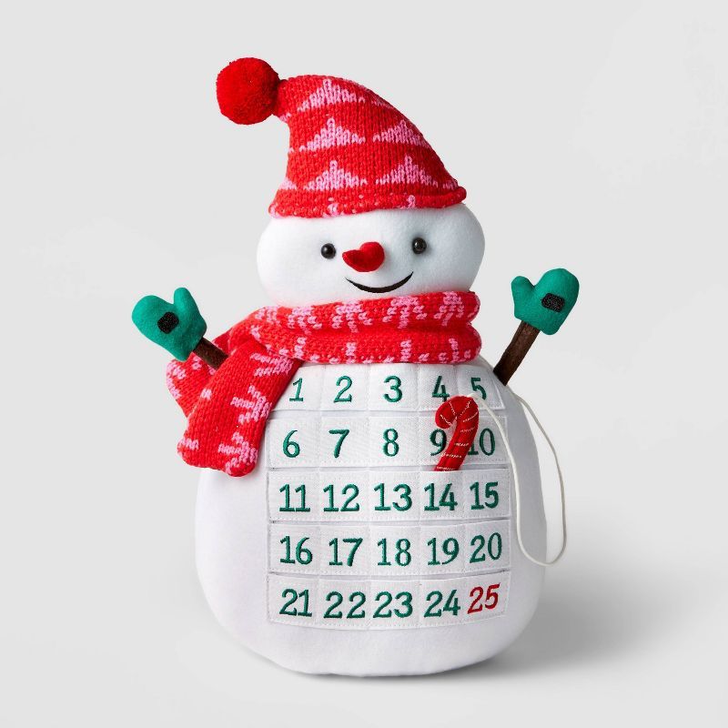 20" Snowman Christmas Advent Calendar White - Wondershop™ | Target