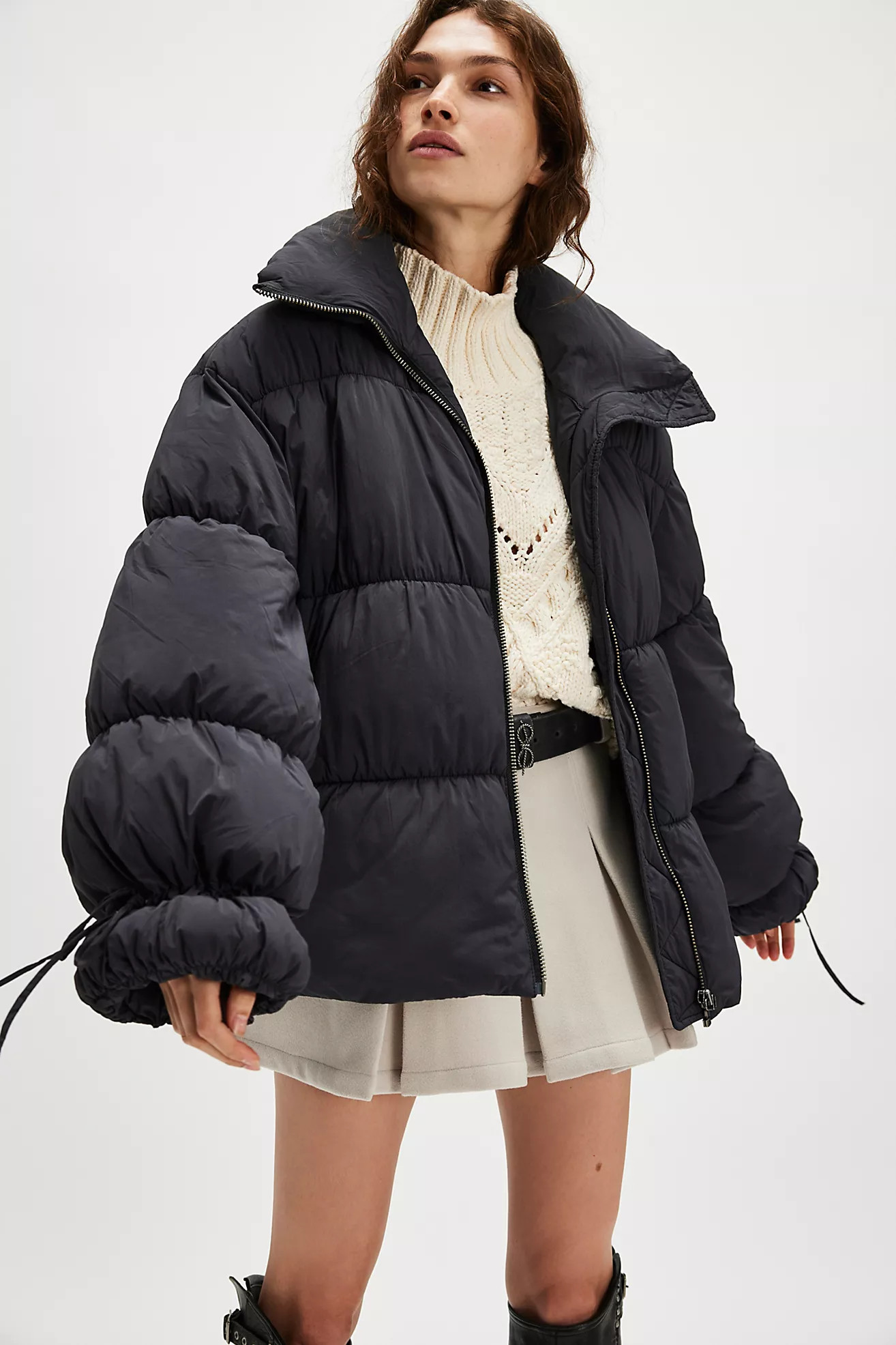 Solid Cotton Candy Puffer | Free People (UK)