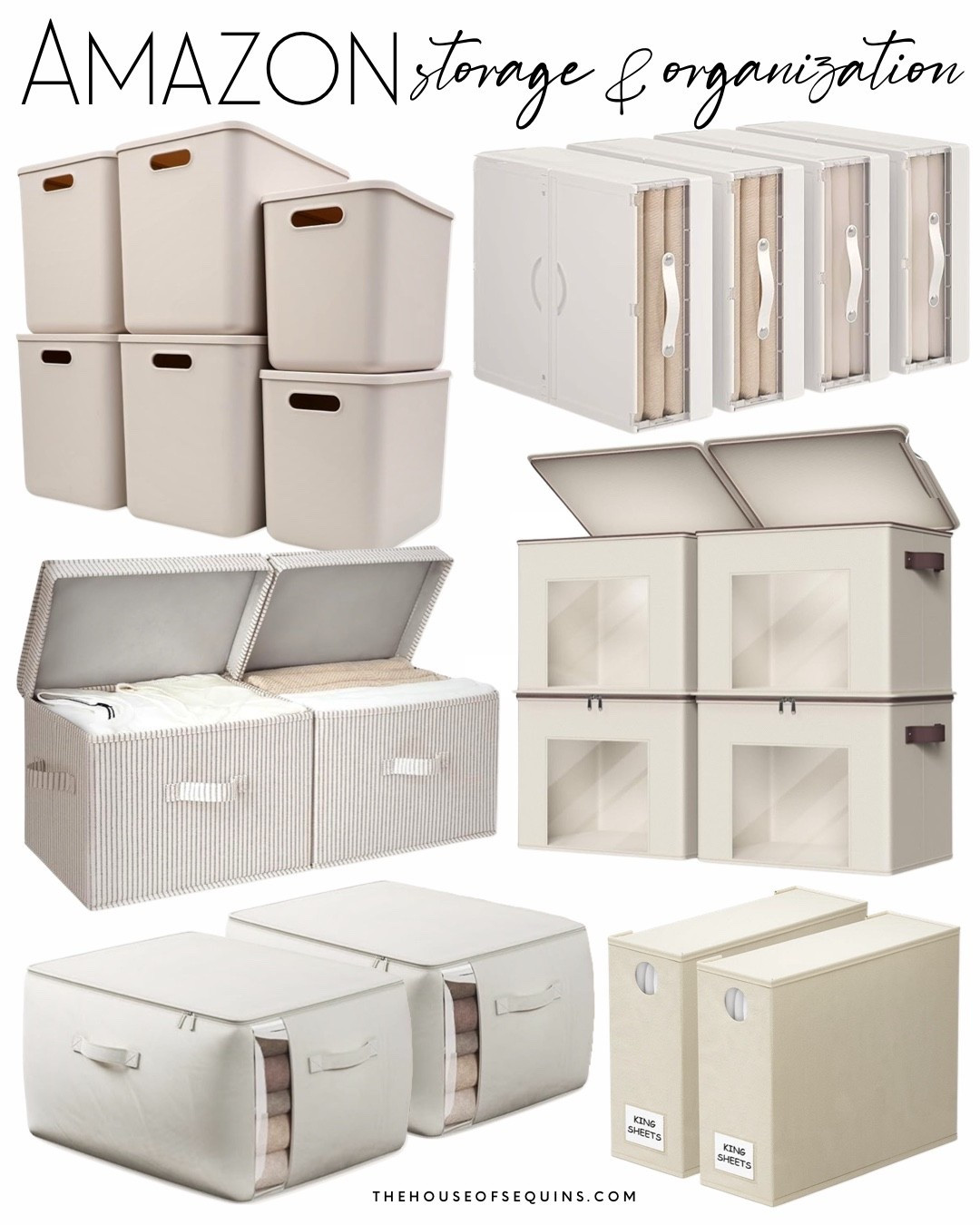 Shop Amazon home storage and organization finds! Linen closet organization, linen storage, garage storage, storage bins, toy storage, nursery organization, closet storage

Follow my LTK @thehouseofsequins on the @shop.LTK app to view this post and get my exclusive app-only content!

#liketkit #LTKmomlife #LTKSaleAlert #LTKHome
@shop.ltk
https://liketk.it/5QTc5