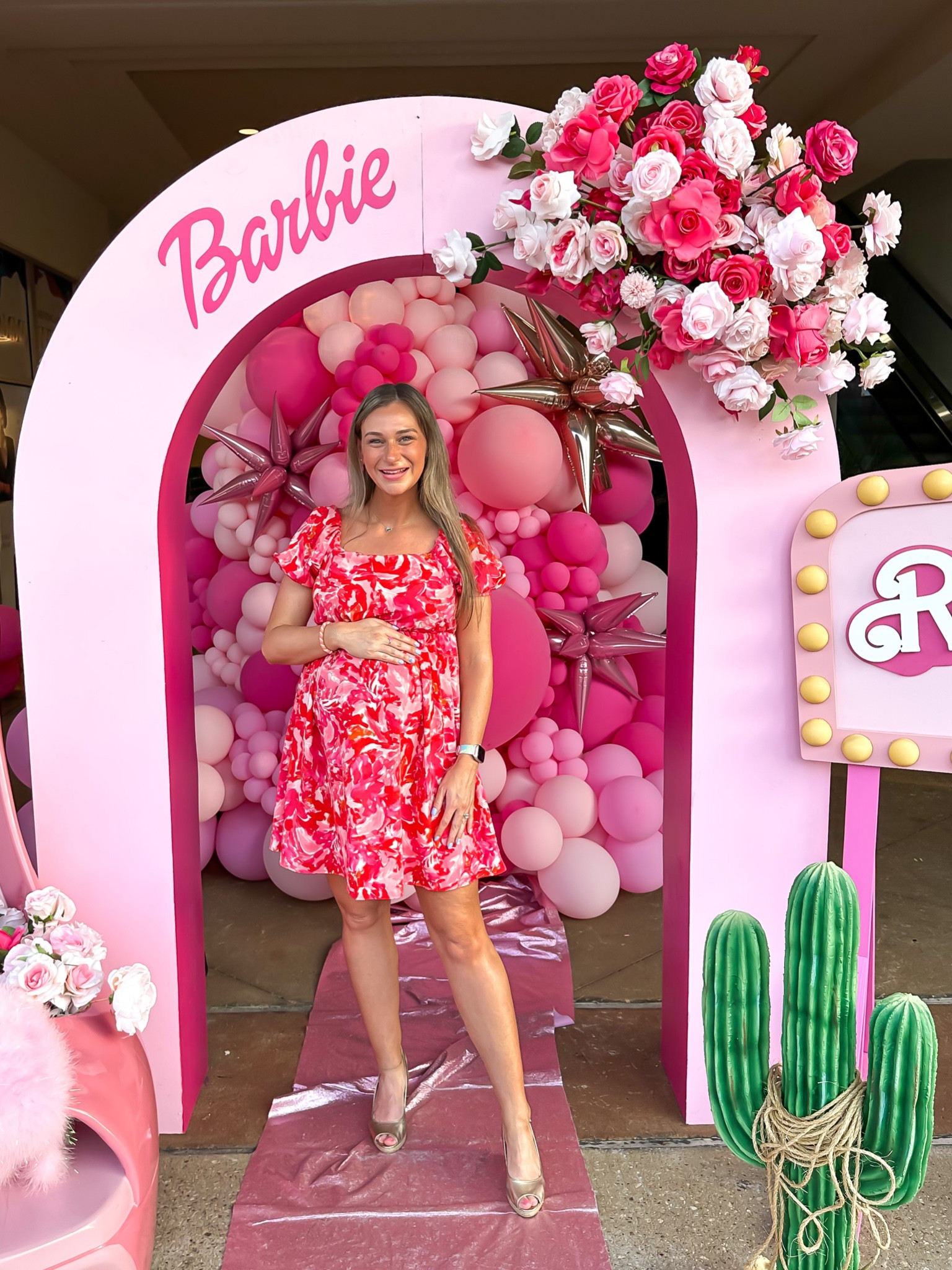 The perfect Barbie Movie dress! 

Barbie
Maternity
Pregnancy
Baby shower dress
Bump friendly 

#LTKFind #LTKstyletip #LTKbump