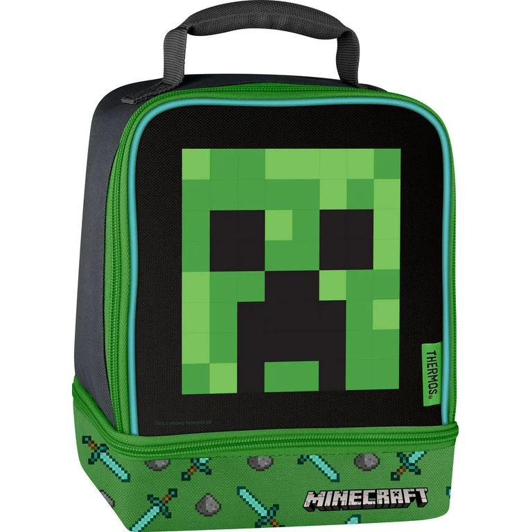 Thermos Reusable Dual Compartment Lunch Box, Minecraft | Walmart (US)