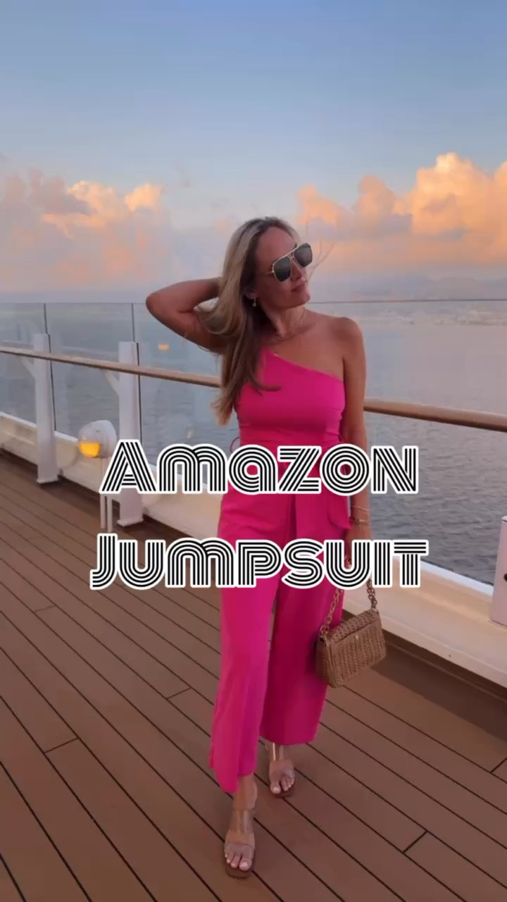 Amazon pink jumpsuit for date night 💞

#LTKOver40 #LTKootd #LTKgrwm