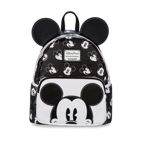 Loungefly Disney Parks Black & White Mickey Mouse Mini Backpack | Poshmark