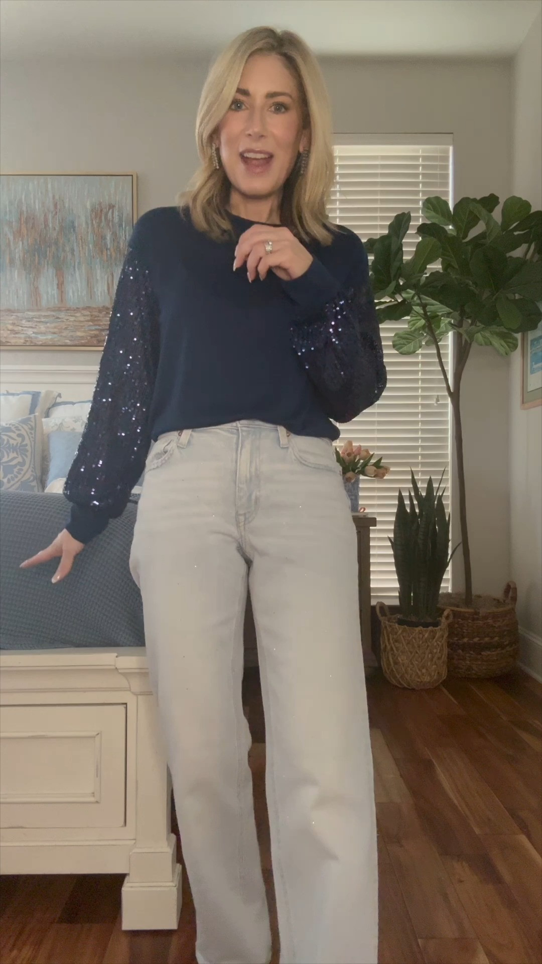 #sponsored Bring on all the sparkle and shine-but make it wearable!! Here are 3 outfits, all from @maurices and all outfits you can wear out and about in your everyday life this holiday season! No need to wait for a party invite to have fun in these styles! I'm wearing a size XS in the top and a size 2 in the bottoms.

#discovermaurices #feelgooddenim #holidayoutfits #fashionover50 #fashionover40 #fauxleather 

 #LTKHoliday #LTKOver40 #LTKFindsUnder50