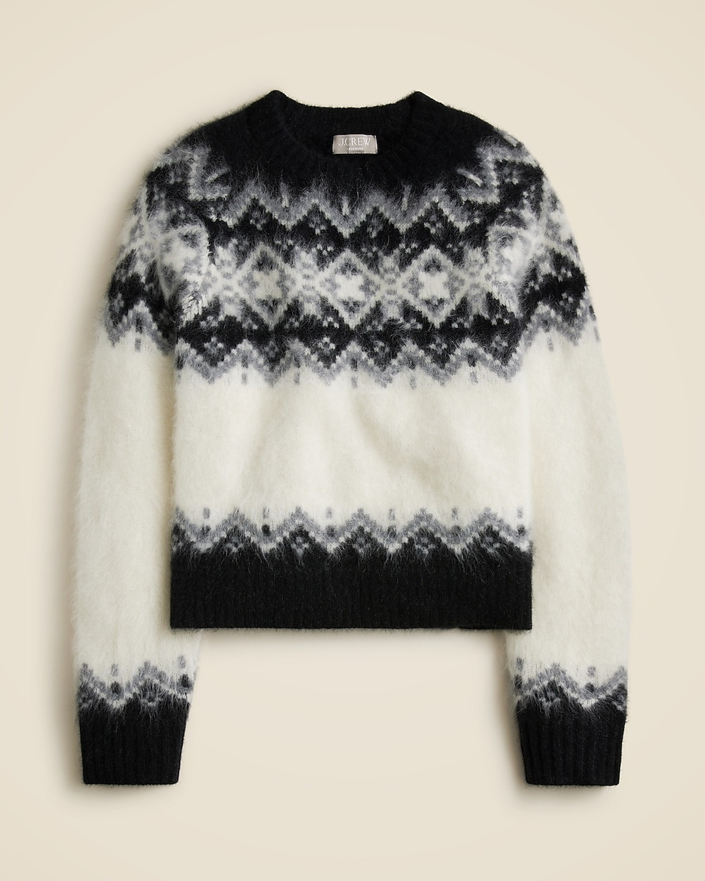 Brushed cashmere Fair Isle sweater | J. Crew US