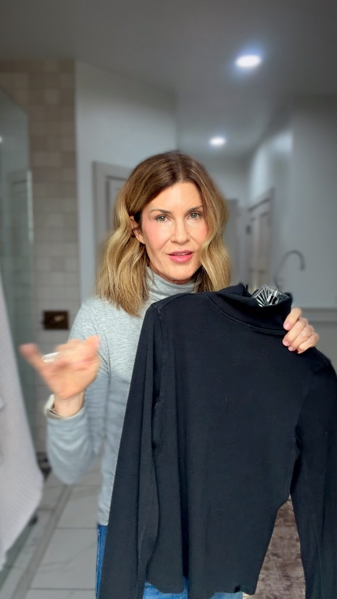 Save vs splurge ribbed spandex turtleneck great for layering 