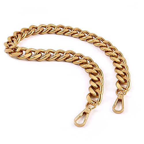 Yichain 25 Inch Trendy Chunky Metal Chain Purse Handles Shoulder Strap Replacement for Handbag (Antique Gold) | Amazon (US)