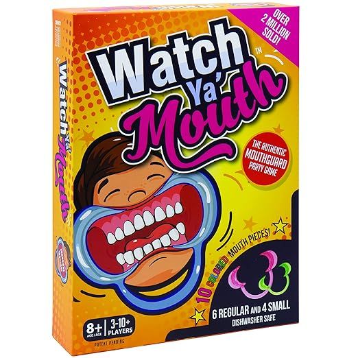 Watch Ya' Mouth Original Mouthpiece Game - The Hilarious Family and Party Game | Amazon (US)
