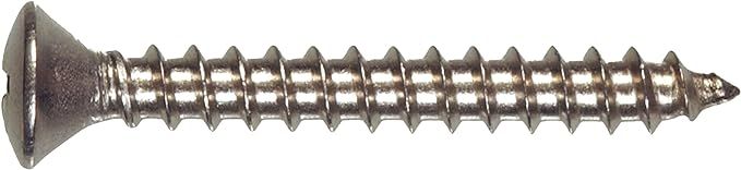 2949 10 x 1-1/2-Inch Stainless Steel Oval Head Phillips Sheet Metal Screw, 10-Pack | Amazon (US)