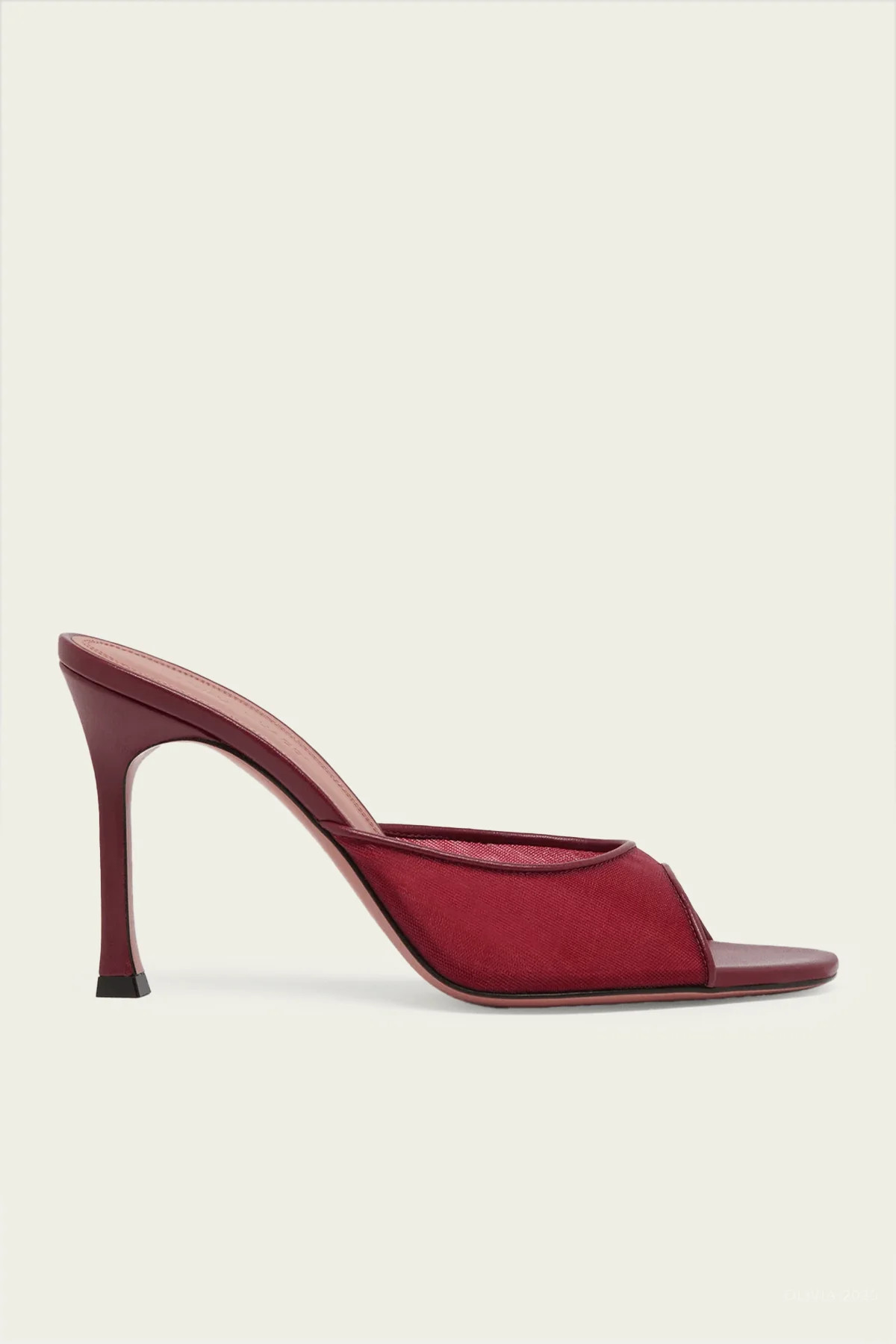Alexa Slipper 95 in Ruby Mesh - Red US 6 | Shop Olivia