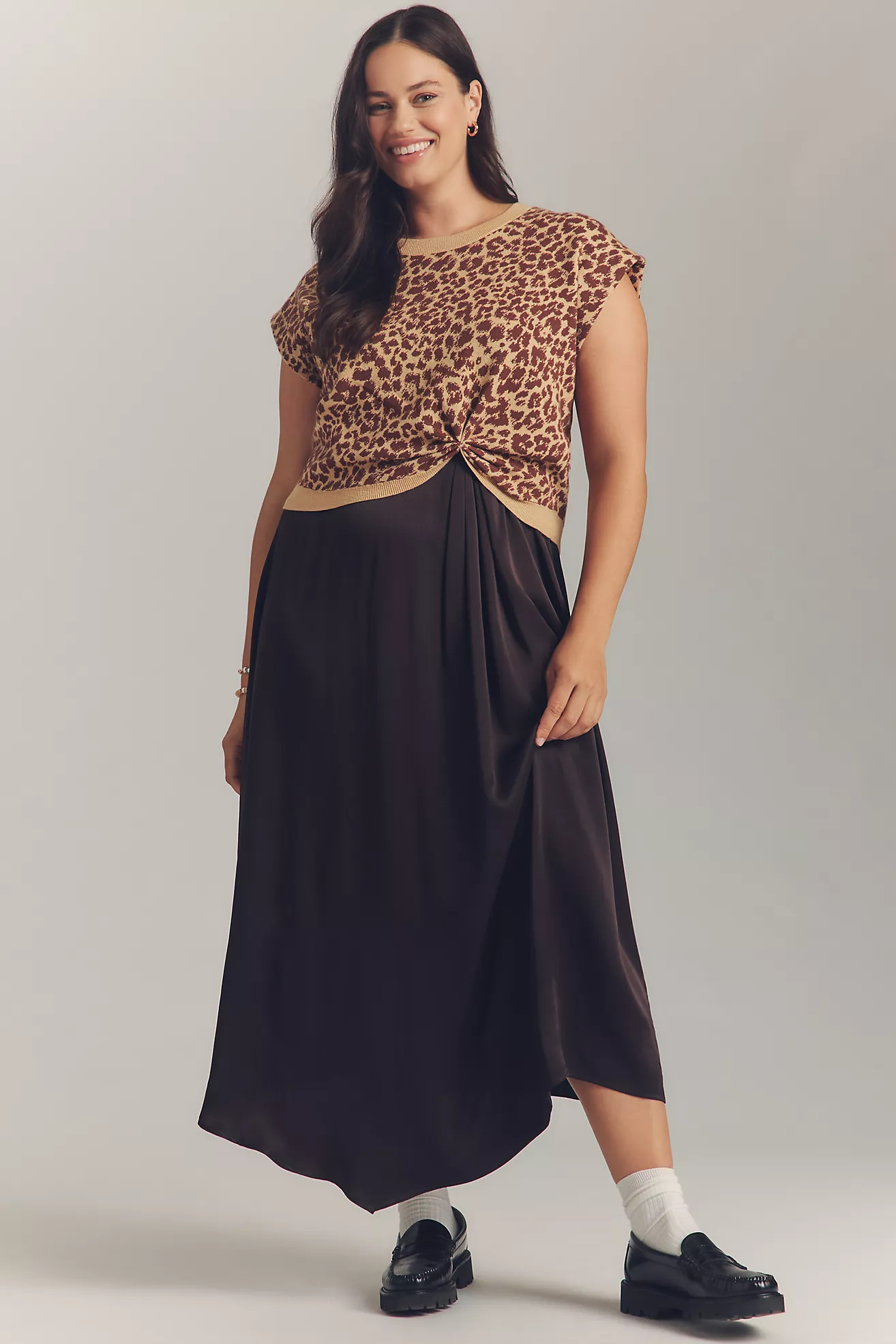 The Gemini Cap-Sleeve Sweater + Tank Dress Set | Anthropologie (US)