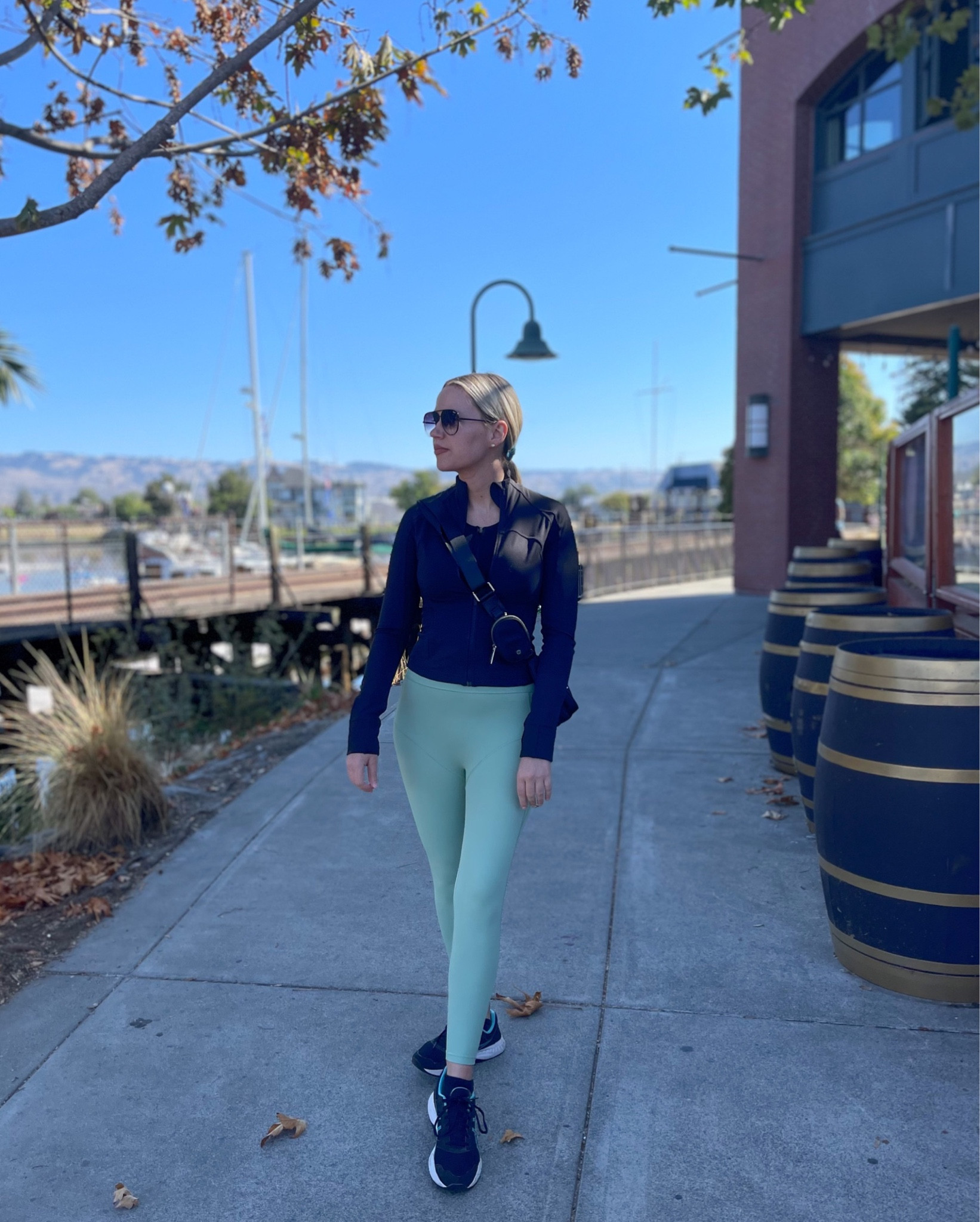 A cute athleisure fit for a casual brunch! Leggings are from Gymshark and sold out, but I linked a couple of pairs in a similar color below.

Jacket: Black, Size 6
Sports Bra: Medium

Athleisure | Activewear | Athleticwear | Fitness | Exercise | Leggings

#LTKfit