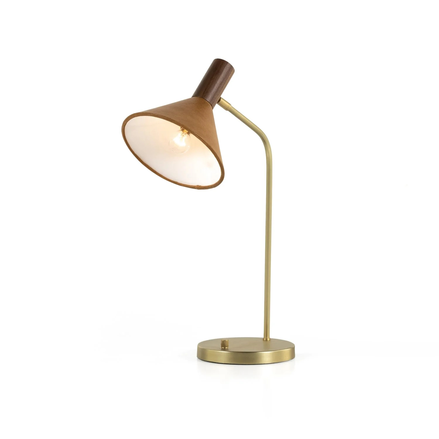 Four Hands Cullen Desk Lamp in Natural Walnut | Perigold | Perigold