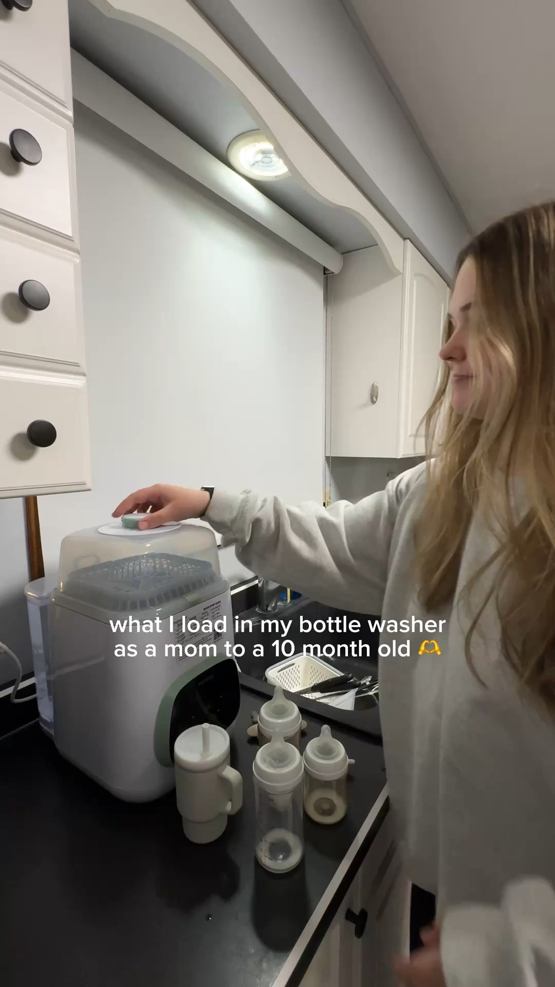 I load my bottle washer with bottles, pump parts, baby dishes, teething toys, etc!!

use code JULIE10BW for a discount!