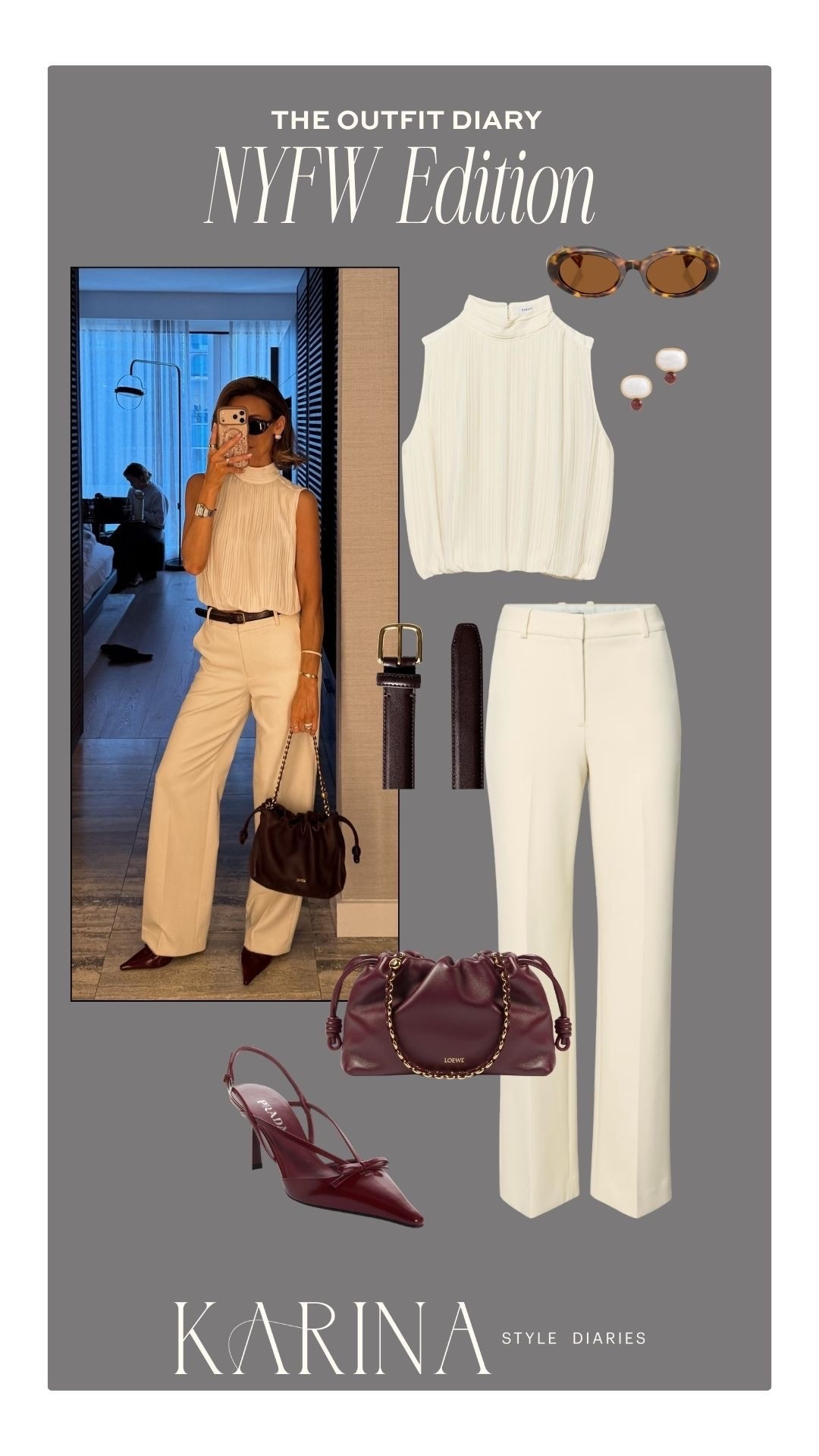 Ootd for Talbots - size 2 on pants and xs on top
Cream and burgundy outfit, simple and chic works for the office and after hours!

#LTKNYFW #LTKSeasonal #LTKWorkwear