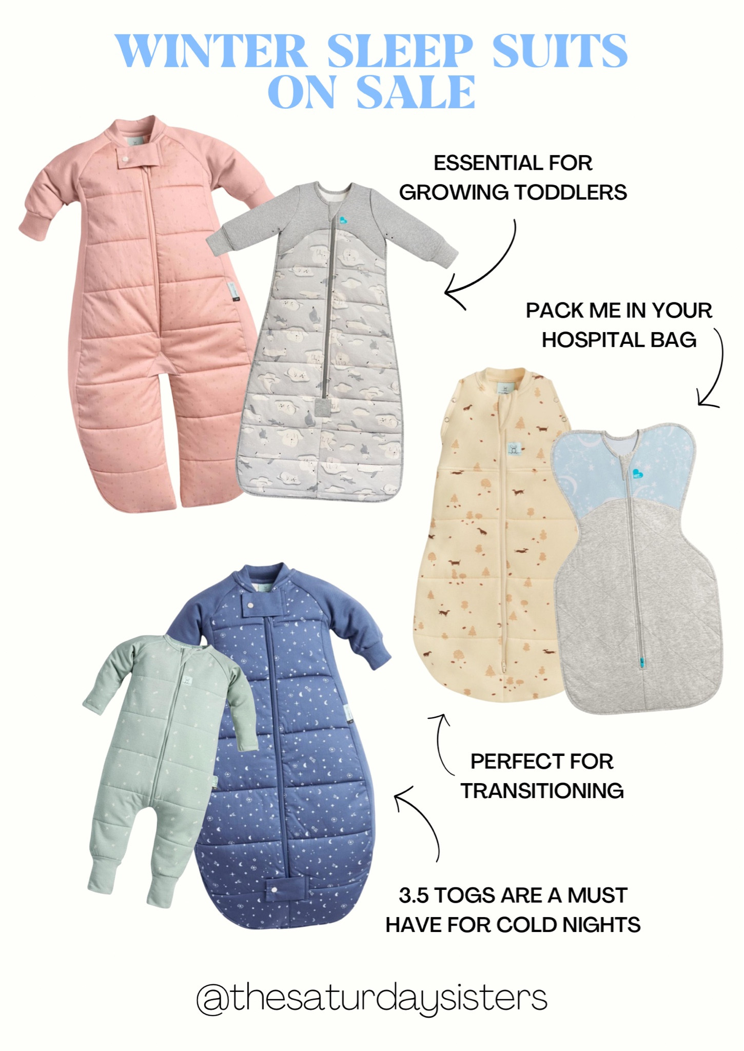 Winter sleepsuits 2024