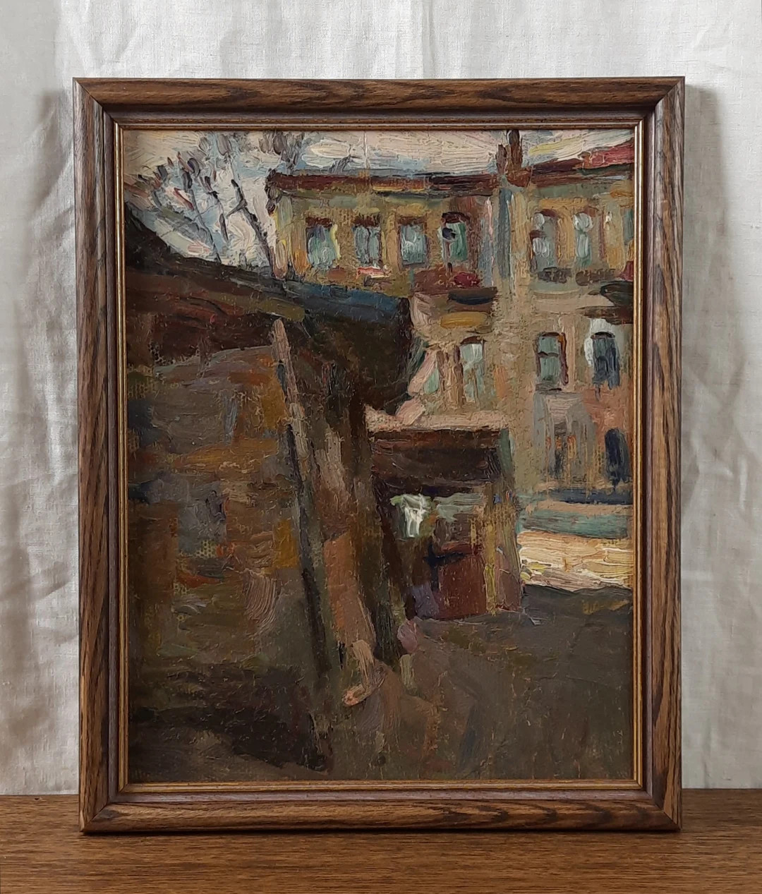 Odesa Cityscape, Vintage Oil, Original Art, Original Oil Painting, Ukrainian Artist Kozlyanin - E... | Etsy (US)