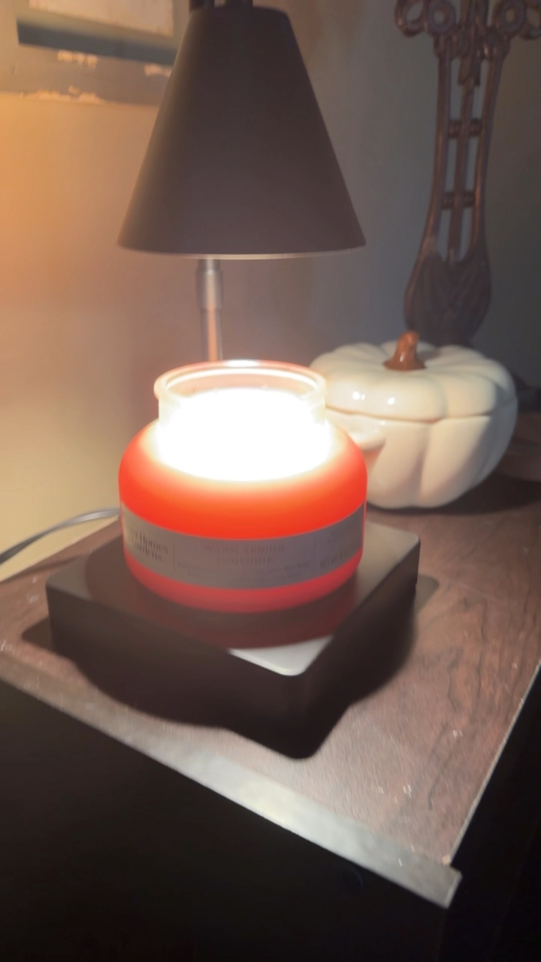 I’m loving the my viral Candle Warmer Lamp from Walmart! A safer option and the scent is just as potent. 

#candle #lamp #home 

#LTKGiftGuide #LTKWatchNow #LTKHome