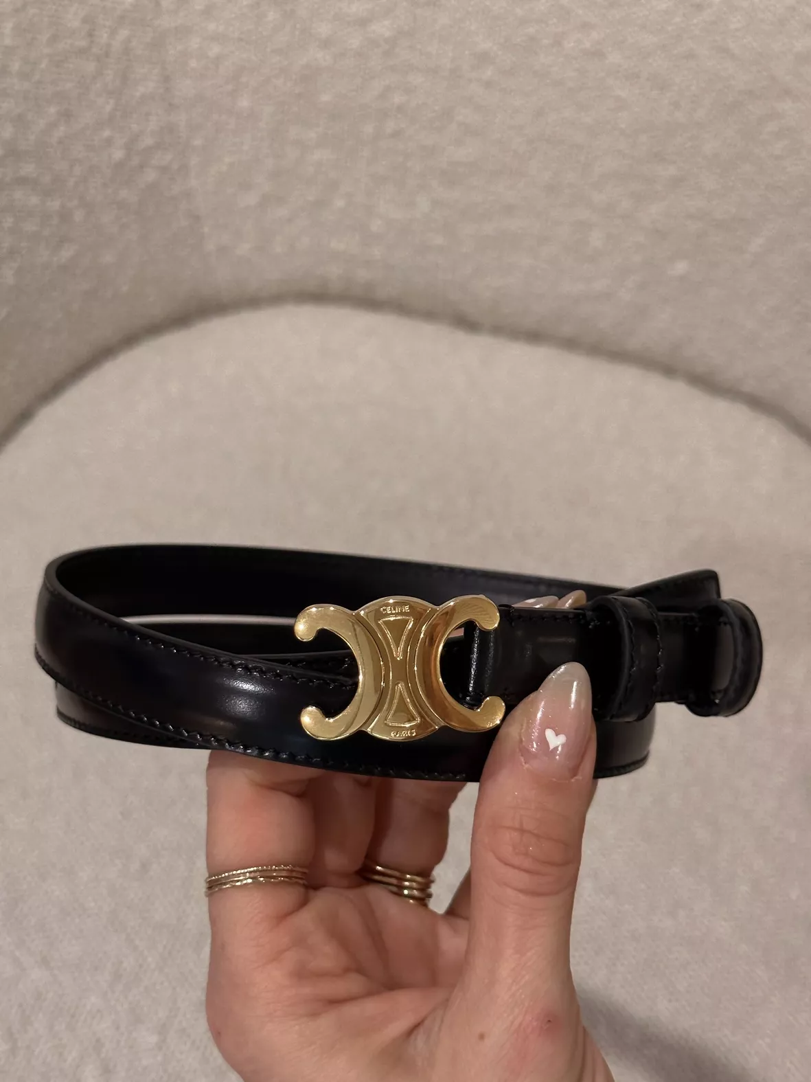 Celine Triomphe Belt 80 Leather … curated on LTK