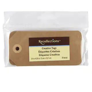 Creative Tags, Kraft, 20 Count By Recollections™ | Michaels | Michaels Stores