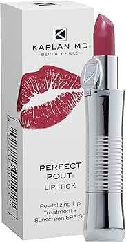 KAPLAN MD Perfect Pout Lipstick, Revitalizing Treatment + SPF 30 Sunscreen, 0.11 oz | Amazon (US)