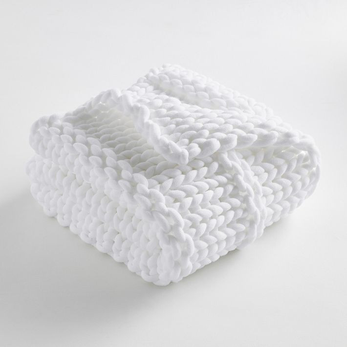 Super Chunky Knit Throw | Pottery Barn Teen