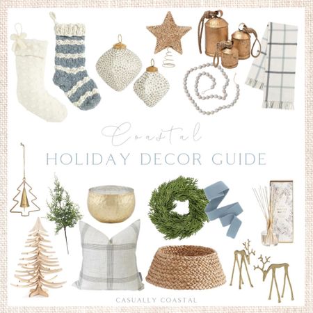 Just a few of my favorite coastal Christmas decor pieces! Make sure to check out my huge Christmas decor round-up on casuallycoastal.com!
-
home decor, decor under 50, home decor under $50, christmas decor under $50, christmas decorations, christmas decor, holiday decor, coastal decor, beach house decor, beach decor, beach style, coastal home, coastal home decor, coastal decorating, coastal interiors, coastal house decor, home accessories decor, coastal accessories, beach style, blue and white home, blue and white decor, neutral home decor, neutral home, natural home decor, neutral christmas decor, white christmas decor, blue and white stockings, neutral stockings, neutral ornaments, christmas ornaments, vintage bells, wood garland, bead garland, christmas wreath, holiday wreath, woven tree, reindeer, woven tree collar, rattan tree collar, seagrass tree collar, coastal tree collar, star tree topper, coastal christmas tree topper, throw blanket, knit stockings, gold candles, christmas pillows, windowpane pillow covers, christmas pillow covers, neutral christmas pillows, pine stems, wooden christmas trees, coastal holiday decor, coastal winter decor 

#LTKhome #LTKSeasonal #LTKHoliday