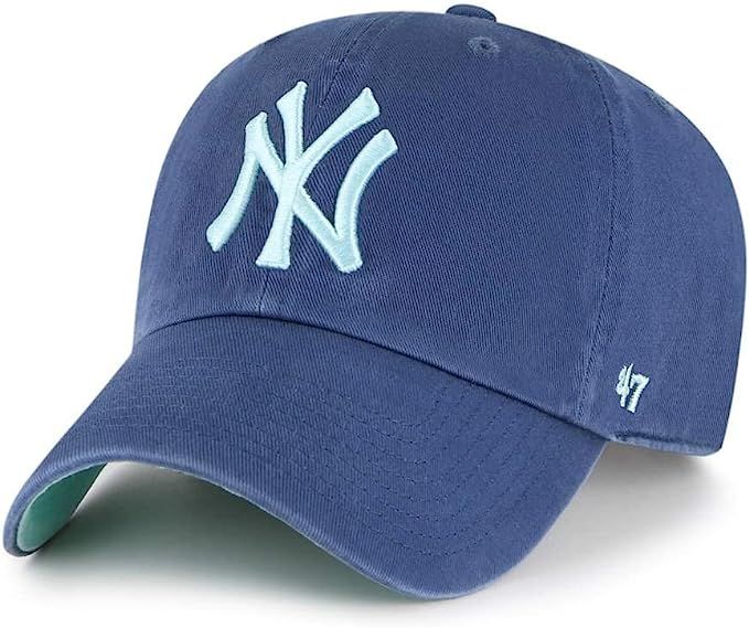 NEW YORK YANKEES ballpark '47 clean up OSF / TIMBER BLUE / A | Amazon (US)