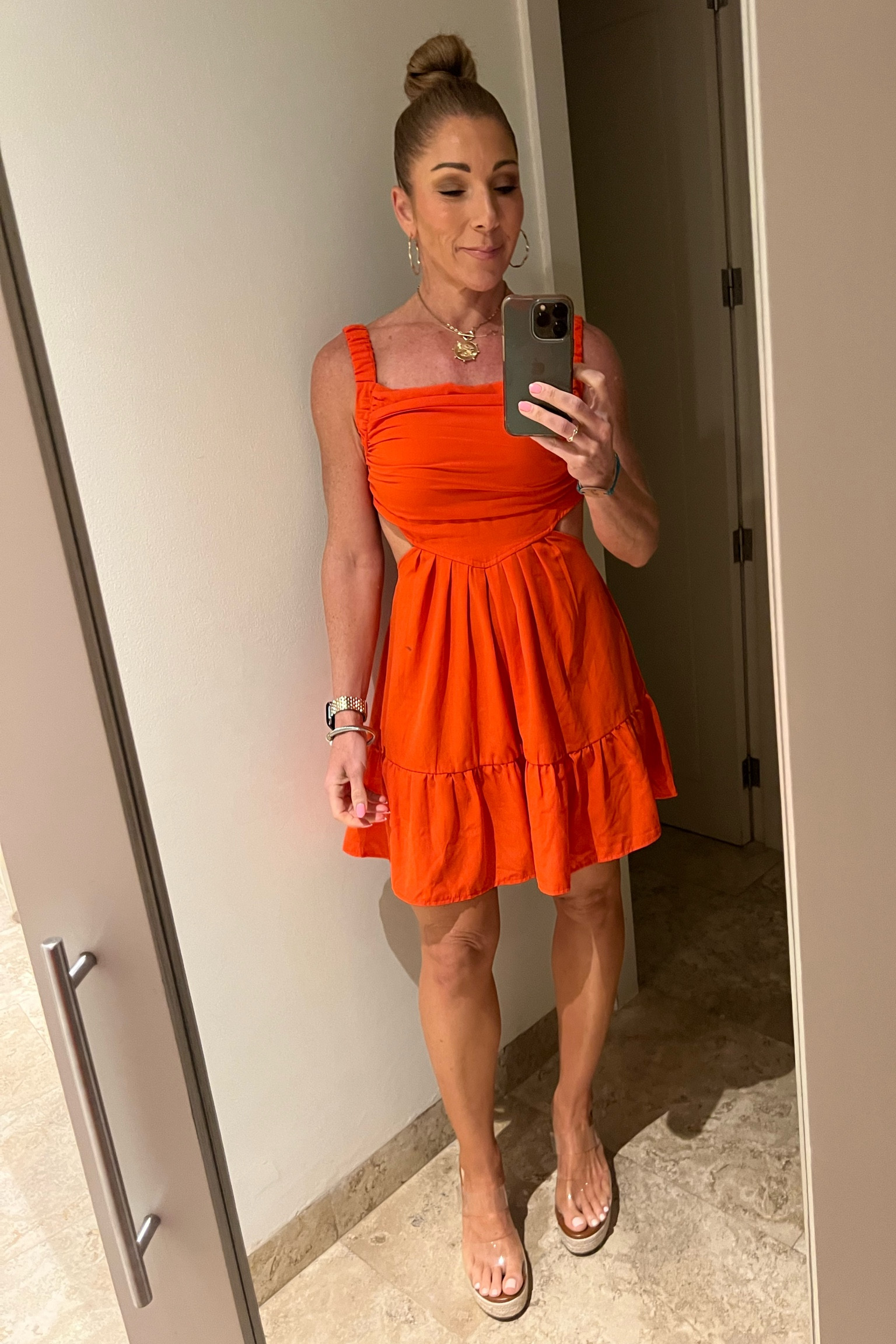 Dress for Mexico trip and of course on the day my Clemson Tigers 🐯 were playing! 💜🧡

#LTKFindsUnder50 #LTKOver40 #LTKTravel