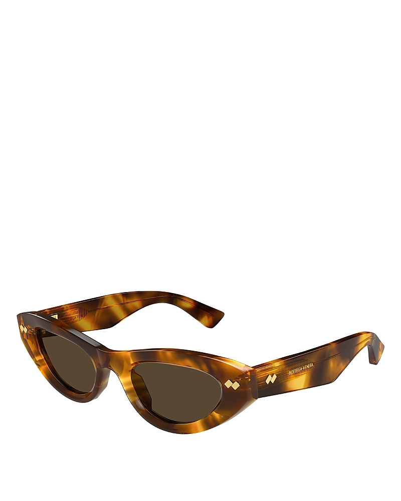 Bottega Veneta Bold Ribbon Stud Cat Eye Sunglasses, 50mm | Bloomingdale's (US)