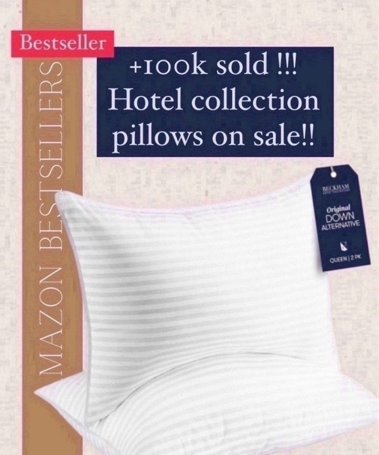 This hotel collection pillow has been a most loved bestseller and if you are in the market for new pillows then you should take a look.  There is a deal on it right now