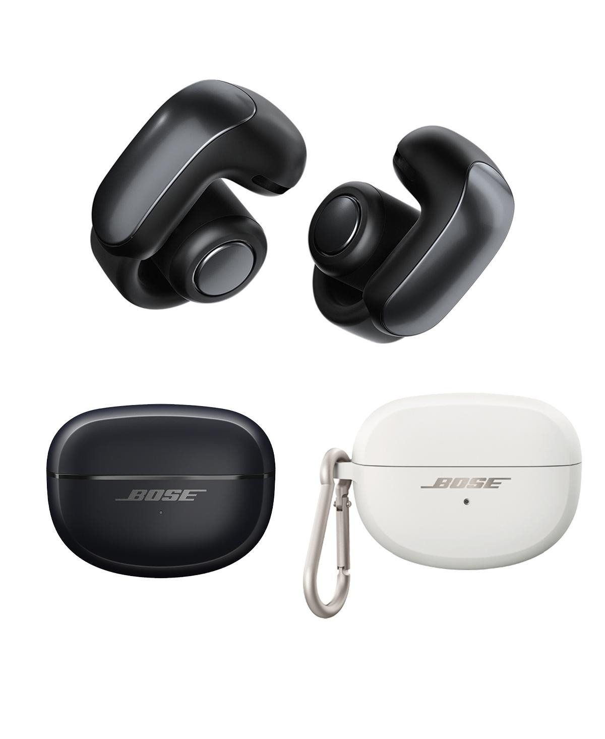 Bose Ultra Open Wireless Earbuds, Black, Bundle with White Smoke Silicone Case Cover - Black | Macy's