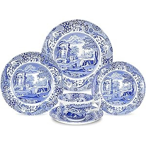 Spode Blue Italian 5-Piece Place Setting | Amazon (US)