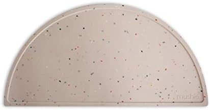 mushie Silicone Placemat for Kids | BPA-Free Non-Slip Design (Vanilla Confetti) | Amazon (US)