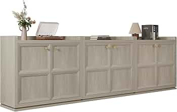 SICOTAS Buffet Cabinet with Storage Buffet Cabinet Sideboard Accent Storage Cabinet with Doors & ... | Amazon (US)
