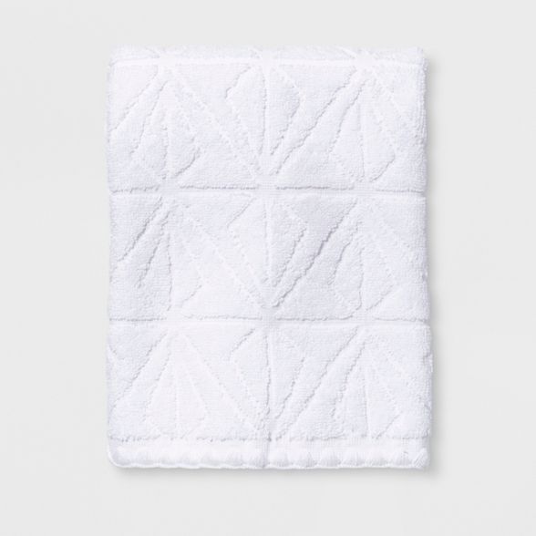 Sculpted Diamond Towel White - Project 62™ | Target