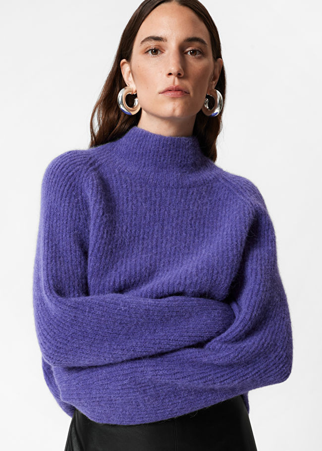 Knitted Mock Neck Jumper | & Other Stories UK
